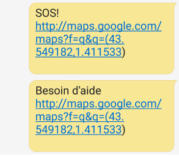 Android Configurer un message SOS avec un raccourci rapide.